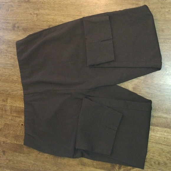 Brown J Jill Slim Leg J Jill Elastic Waist Ankle Pants LP - Picture 6 of 6